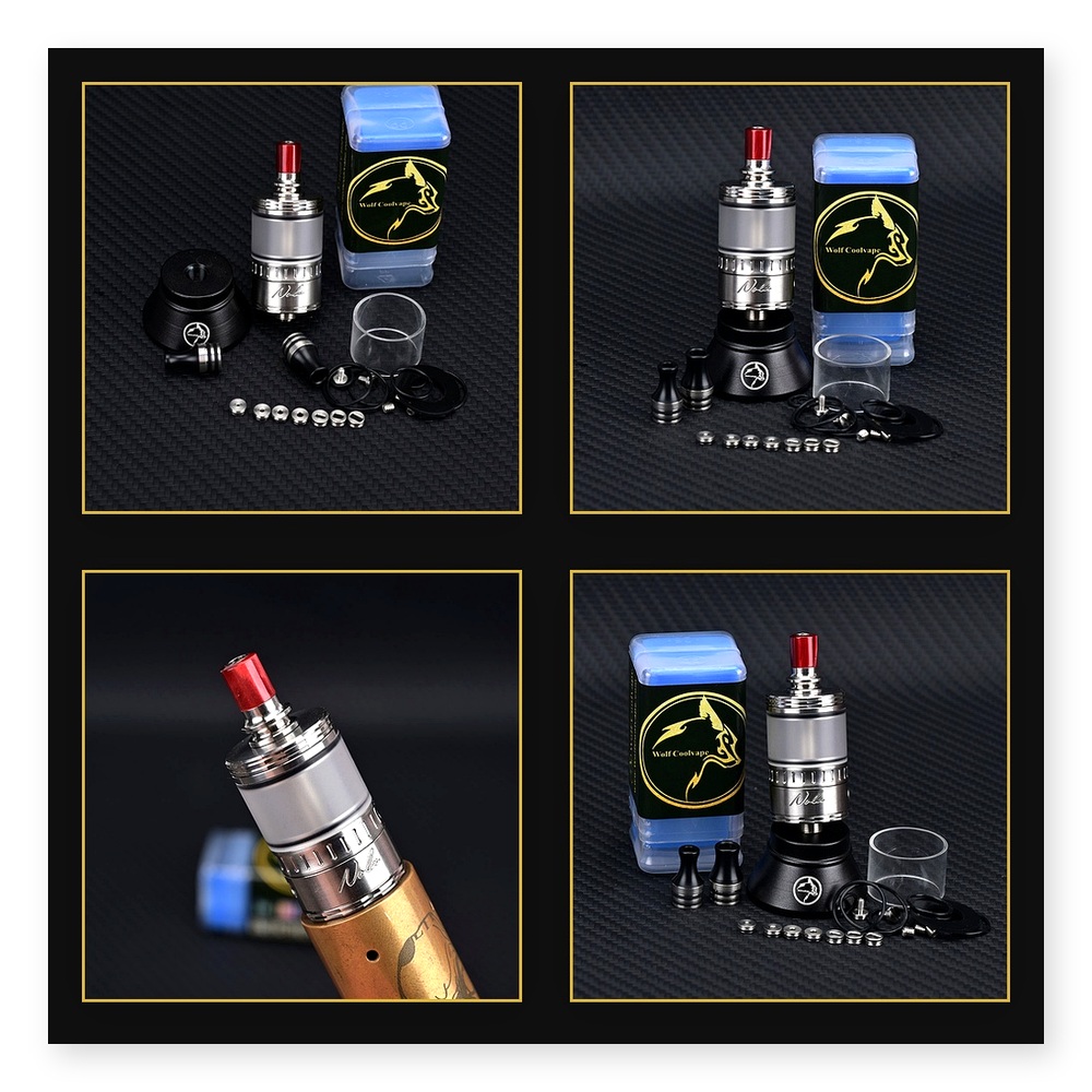 Vaping Air - Atomizador Rebuildável Wolfcoolvape NOLA RTA 3.2ml