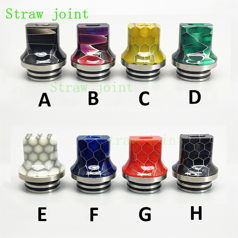 1 peça 810 junta de palha de r - Drip Tip Resin avaliação e preço