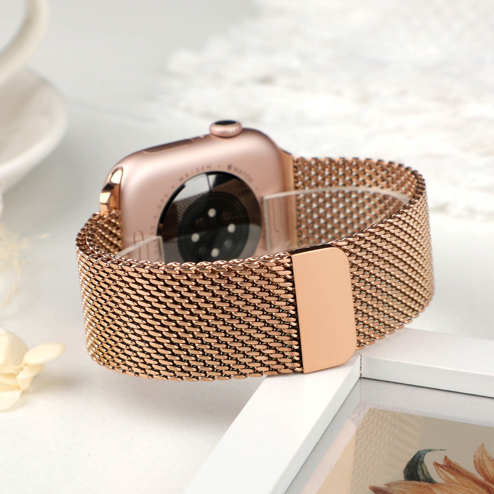 Pulseira de metal grossa para  - Mesh Coil Strip avaliação e preço