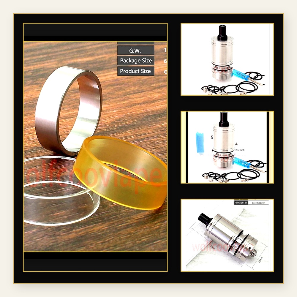 Atomizador Wolfcoolvape Lindy  - Vaping Air avaliação e preço