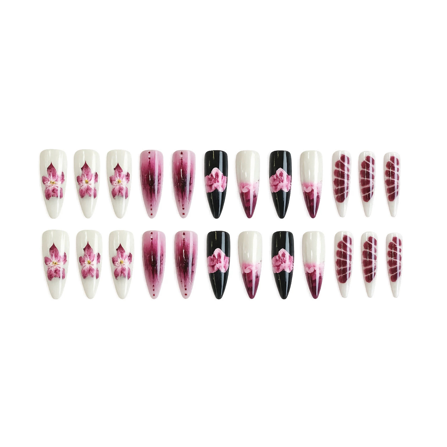 24 Unidades de Unhas Postiças  - Drip Tip Resin avaliação e preço