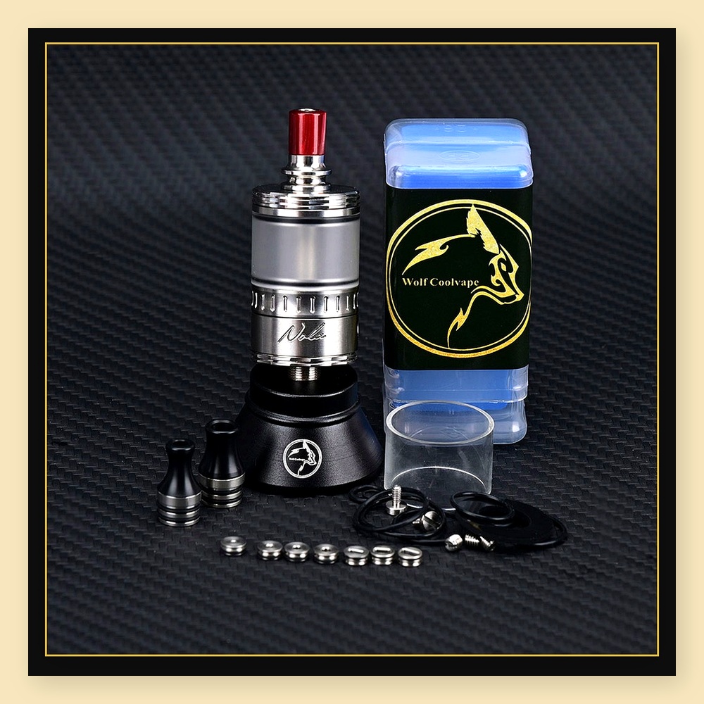Wolfcoolvape NOLA RTA 3.2ml At - Vaping Air avaliação e preço