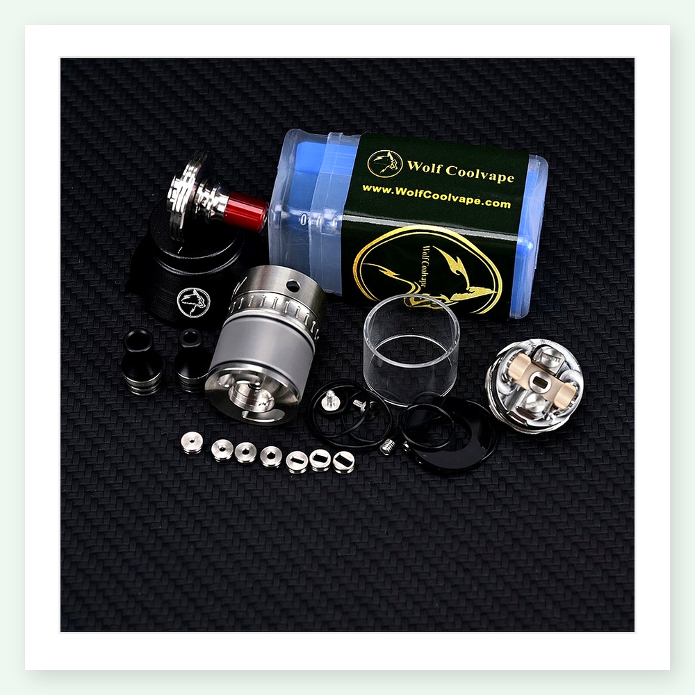 Wolfcoolvape NOLA RTA 3.2ml At - Vaping Air avaliação e preço